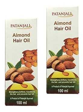 Patanjali Almond Hair Oil - 100 ml (PACK OF 2)